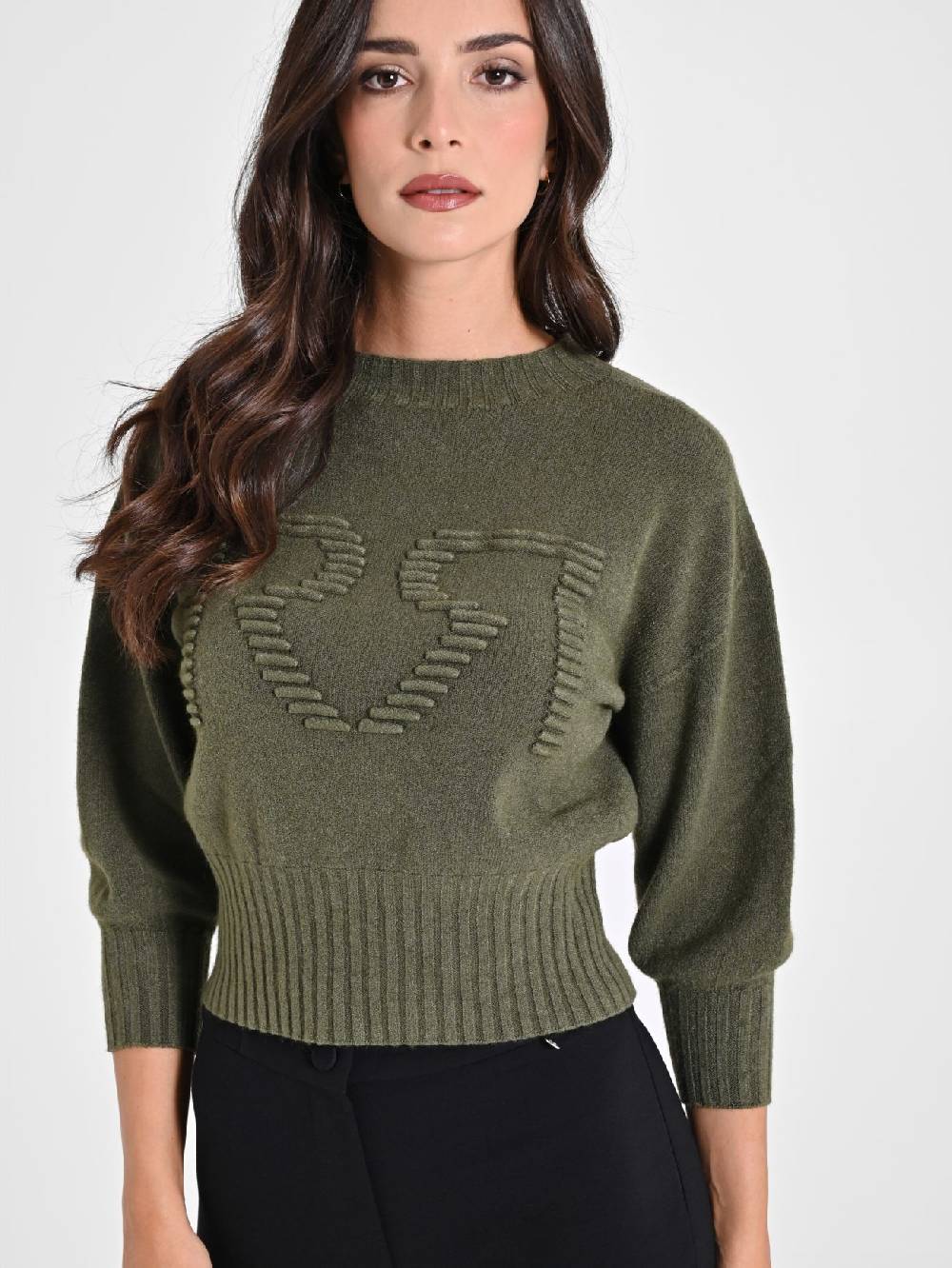 Rinascimento Maglione RR Verde Muschio Grandi sconti