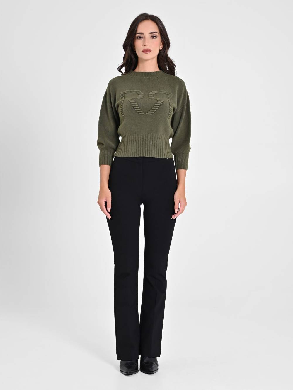 Rinascimento Maglione RR Verde Muschio Grandi sconti
