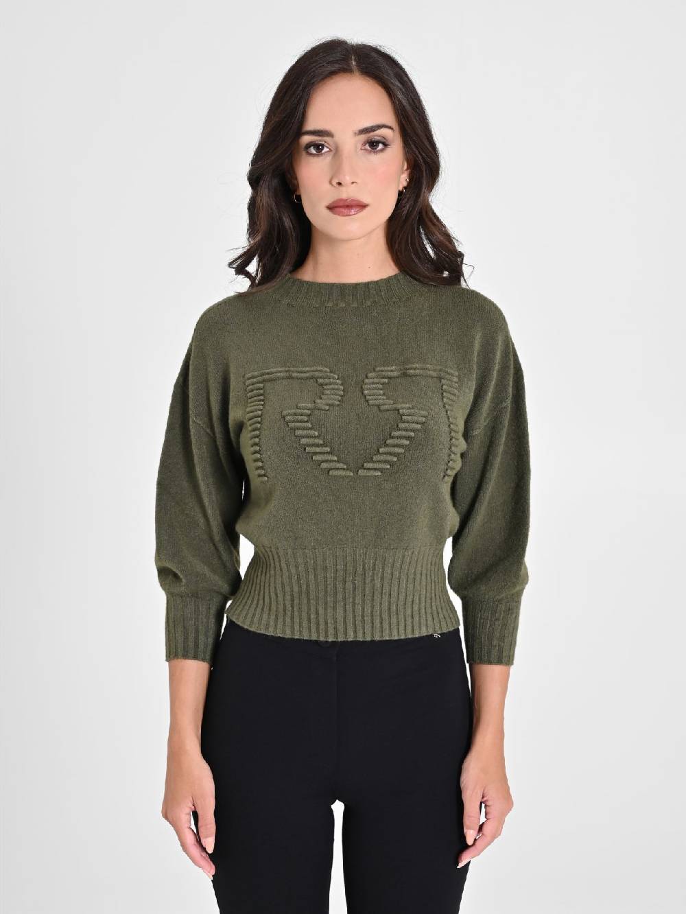 Rinascimento Maglione RR Verde Muschio Grandi sconti