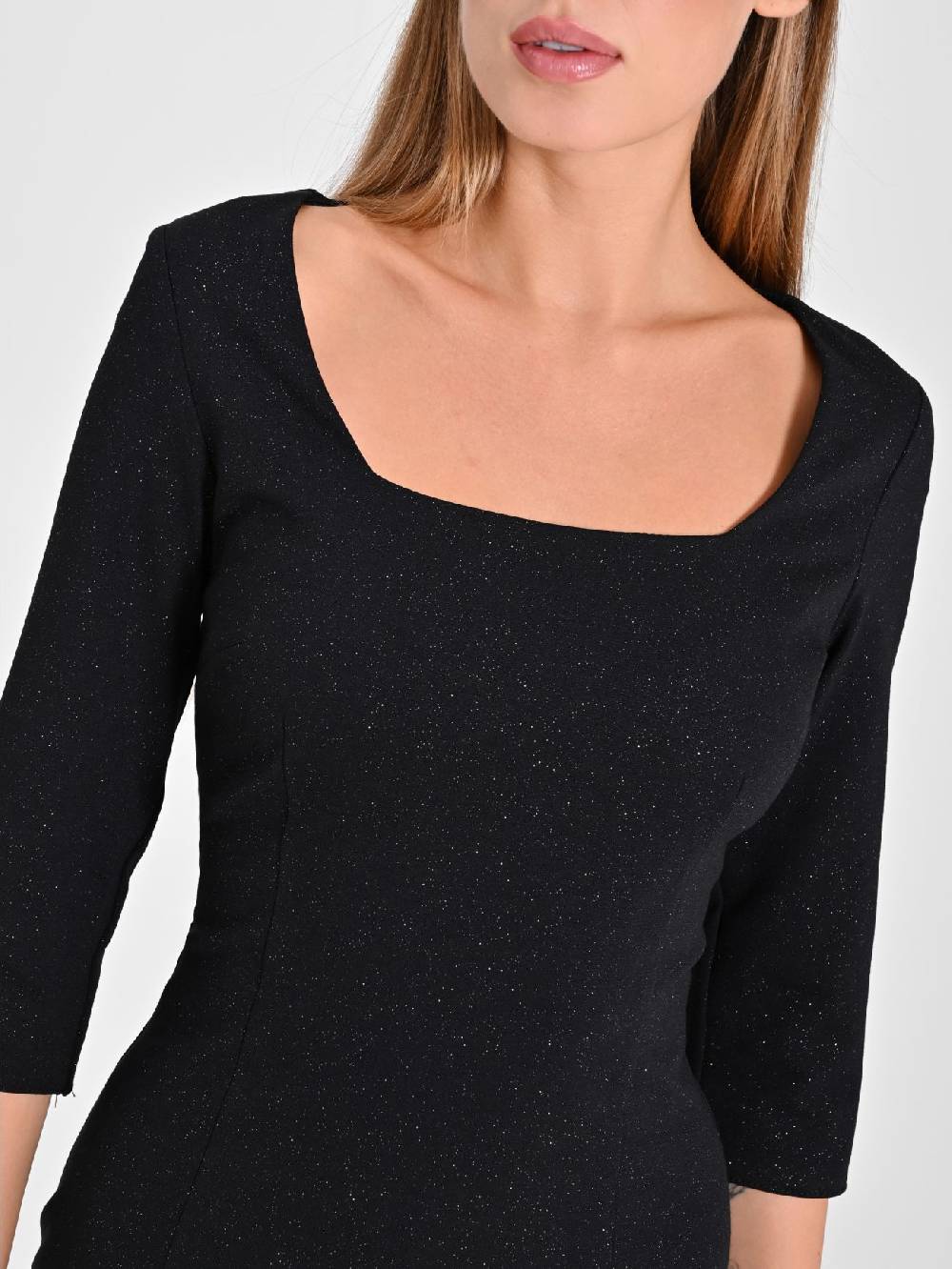 Rinascimento Tubino Glitter Nero Promozione temporanea
