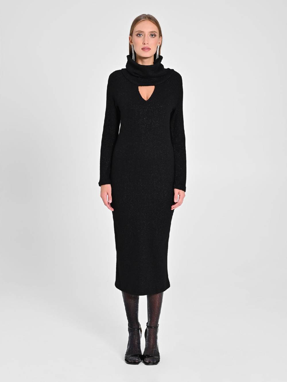 Rinascimento Abito Lurex Nero Fino al 60% di sconto