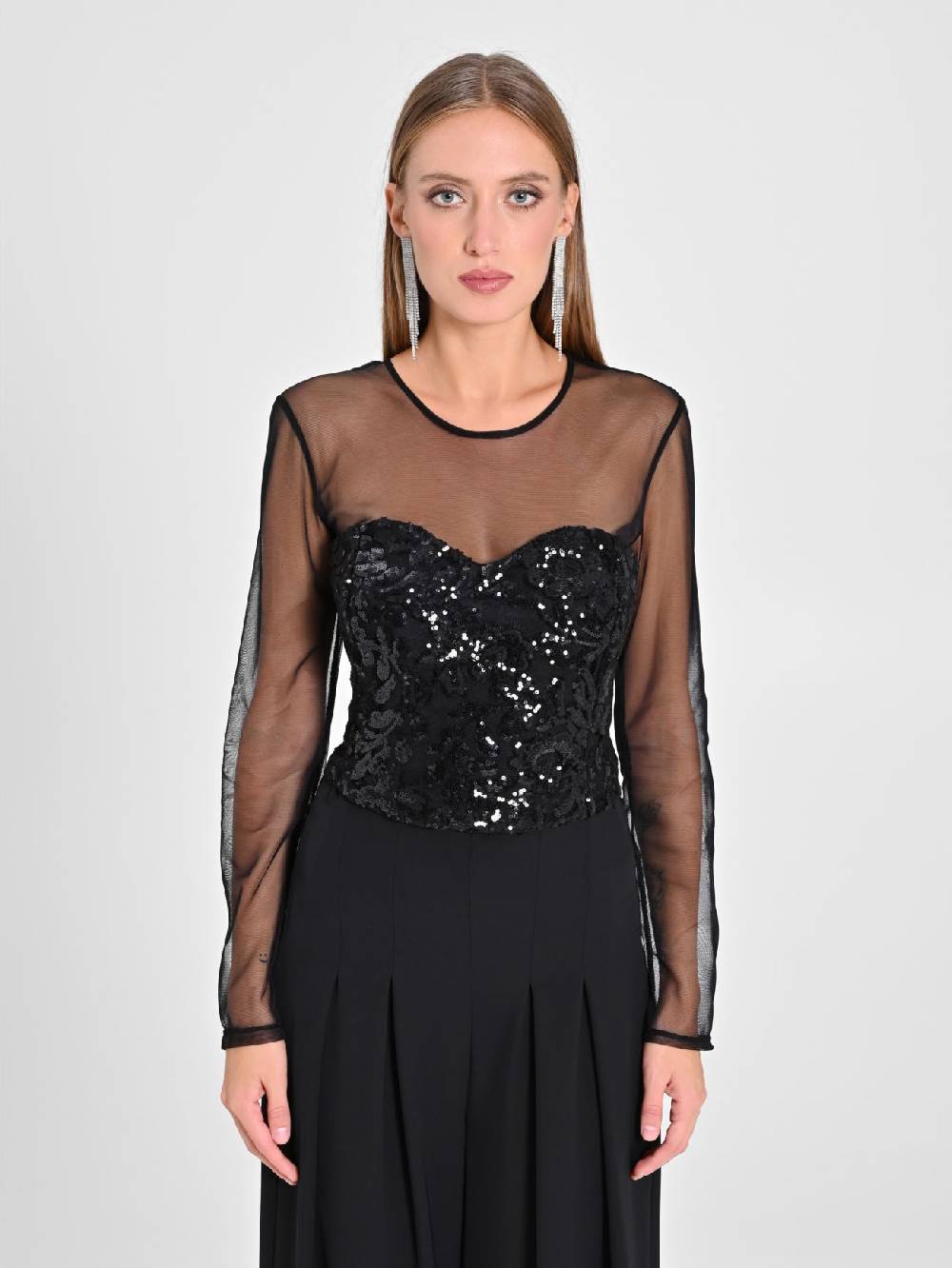 Rinascimento Top Bustier Paillettes Solo un giorno rimasto