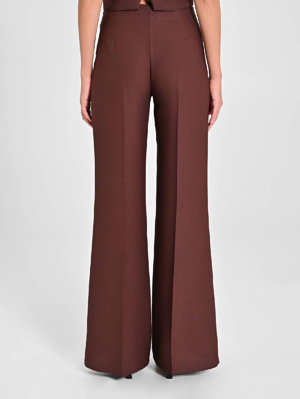 Rinascimento Pantaloni in Envers Satin Marrone 50% di sconto per tempo limitato