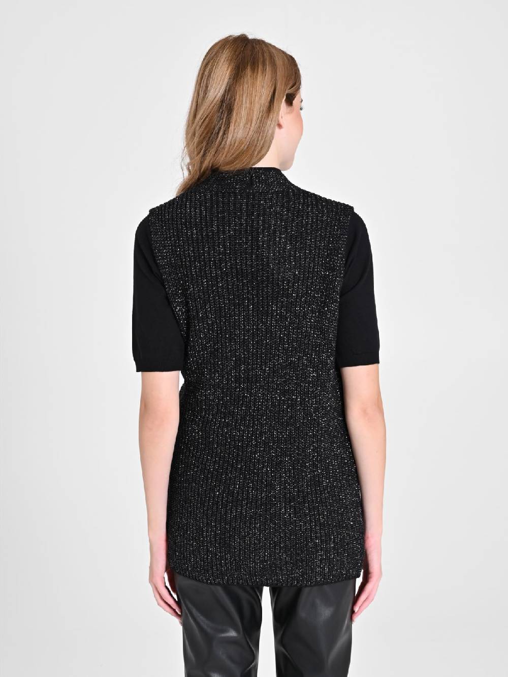 Rinascimento Gilet Fiocco Lurex Shopping Online