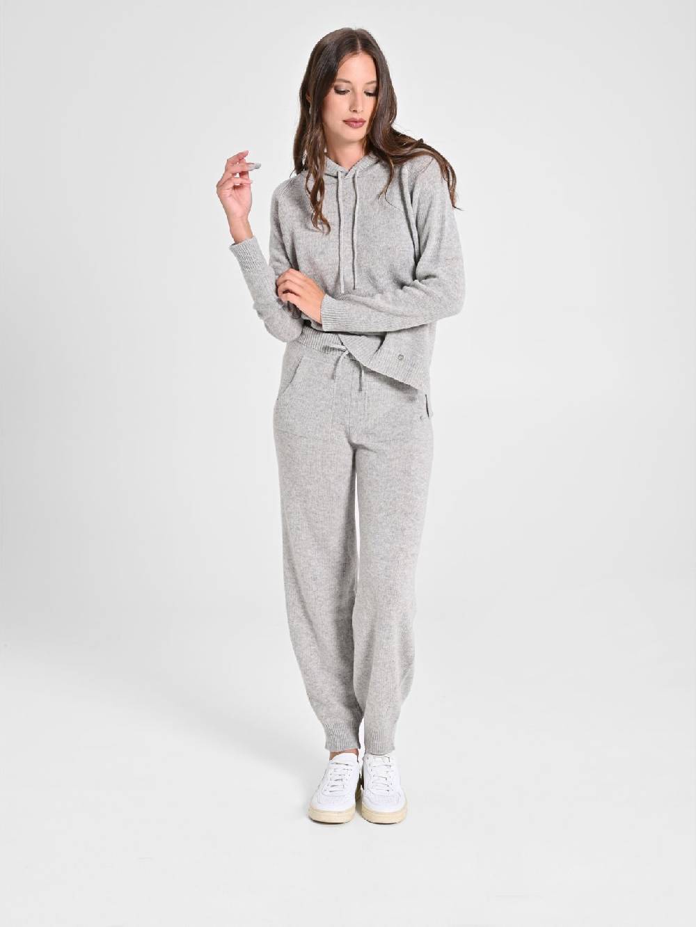 Rinascimento Joggers Misto Cachemire Donna Nuova
