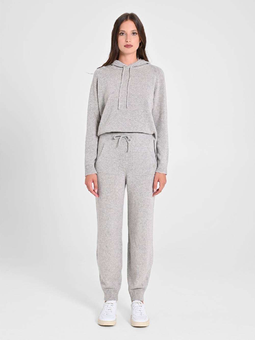 Rinascimento Joggers Misto Cachemire Donna Nuova
