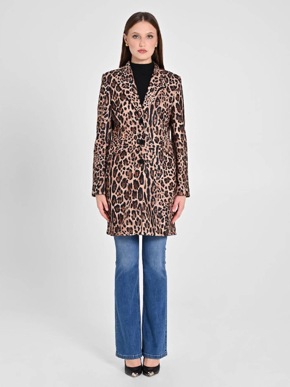Rinascimento Cappotto Animalier Moda