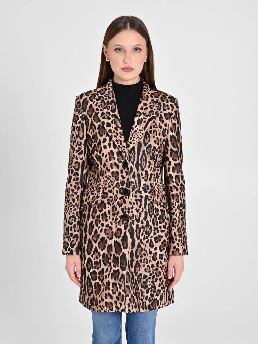 Rinascimento Cappotto Animalier Moda