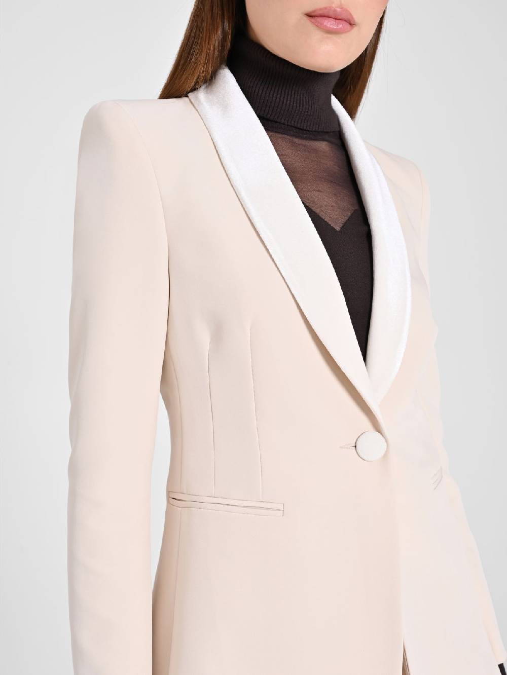 Rinascimento Giacca Tuxedo Beige Spedizione gratuita