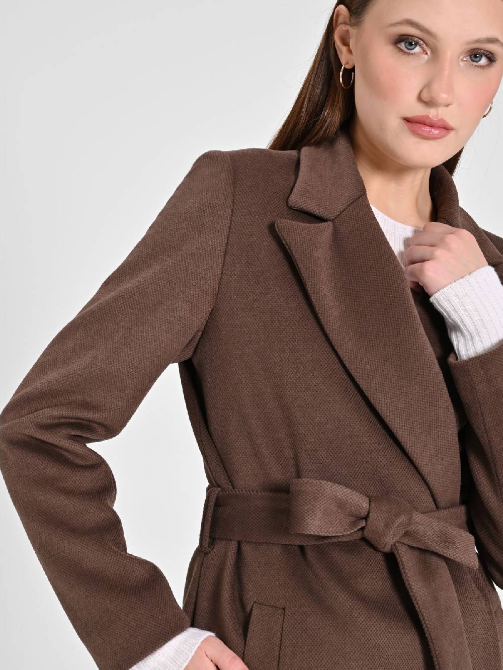 Rinascimento Cappotto Vestaglia Cioccolato Online Outlet
