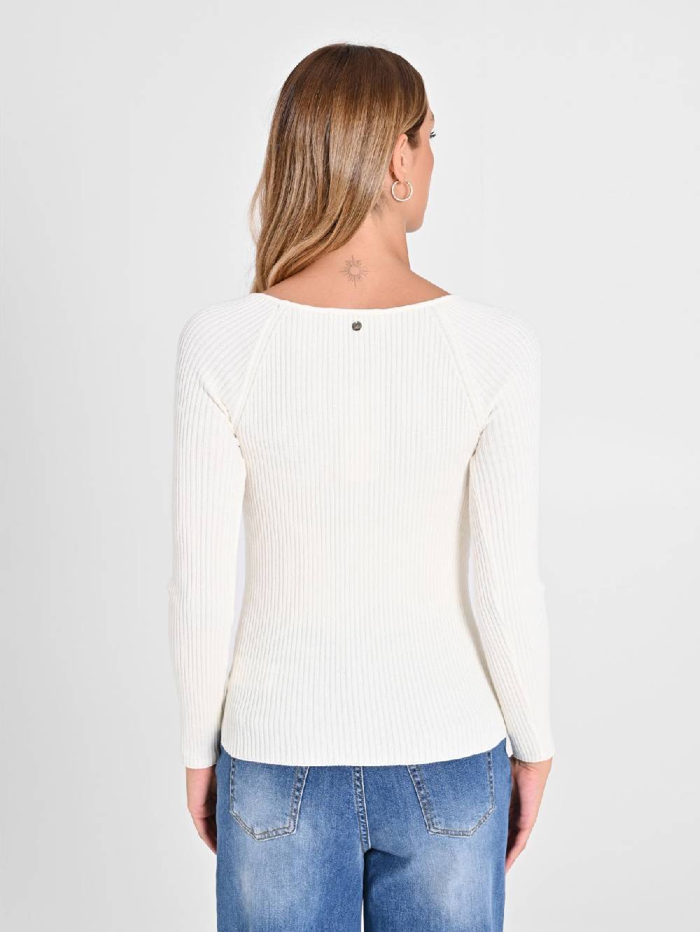 Rinascimento Maglia Bianca con Scollo a Cuore Lightning offer