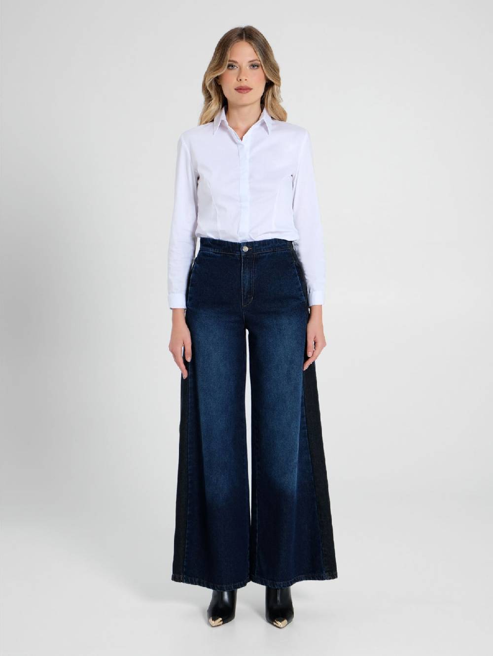 Rinascimento Jeans Palazzo con Banda Nuovi prodotti