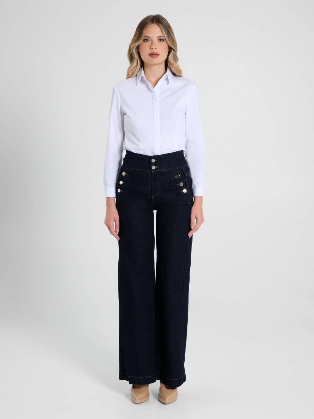 Rinascimento Jeans Palazzo Marinière Bestseller