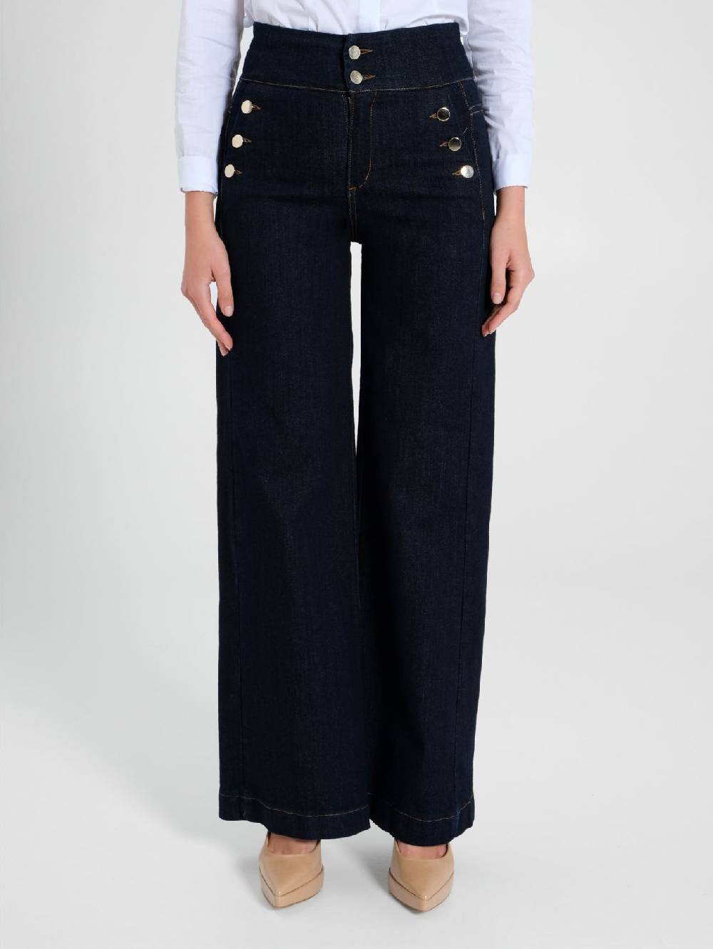 Rinascimento Jeans Palazzo Marinière Bestseller