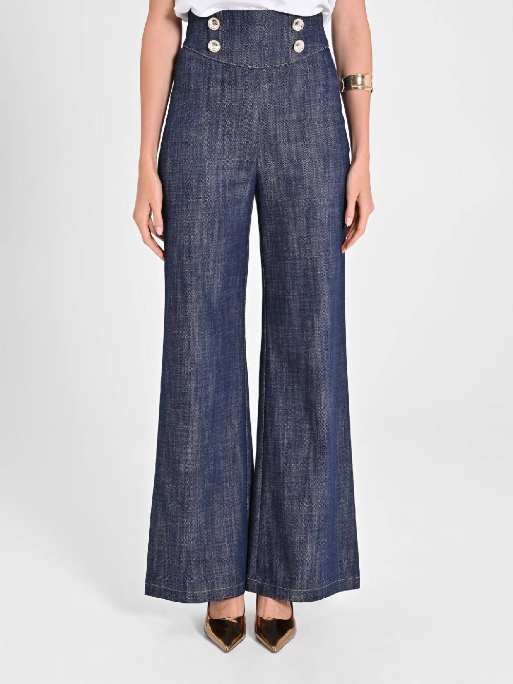 Rinascimento Jeans Palazzo Ritorno libero