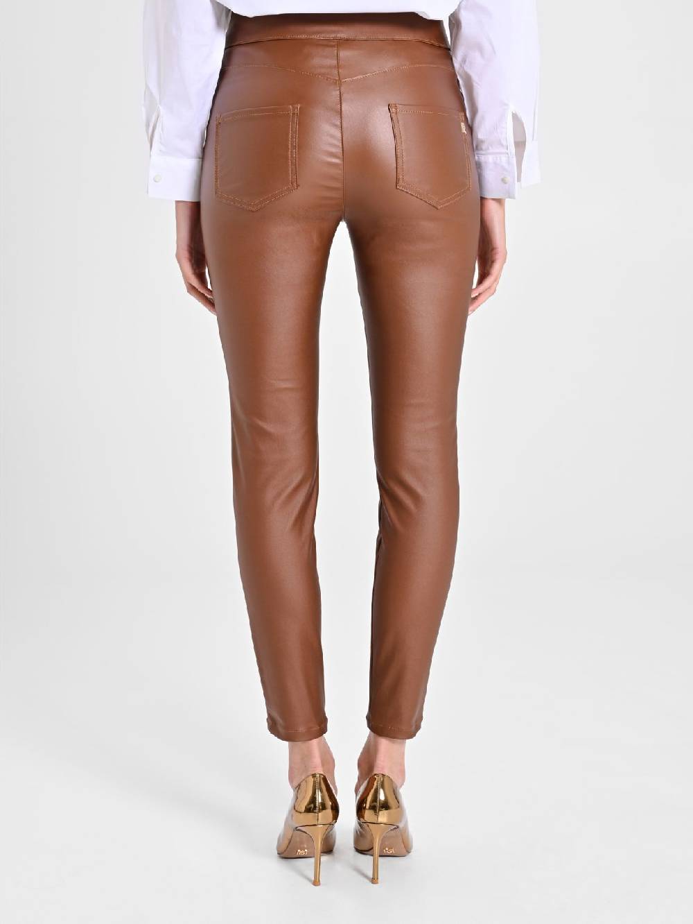 Rinascimento Pantaloni simil pelle Latest stili