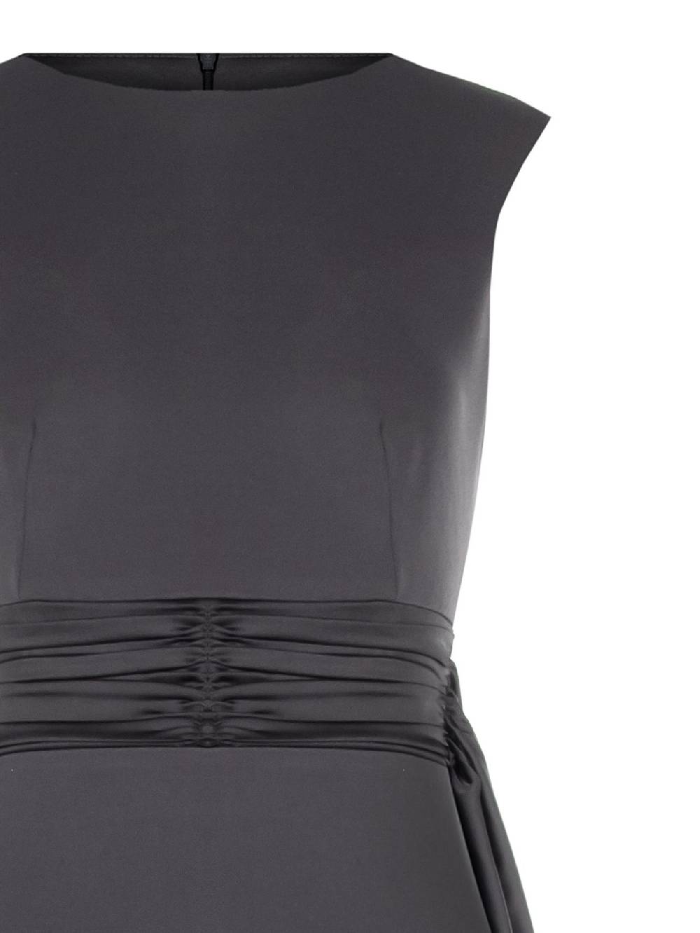 Rinascimento Tubino in Scuba mano Crepe Grigio Fino Al -60%