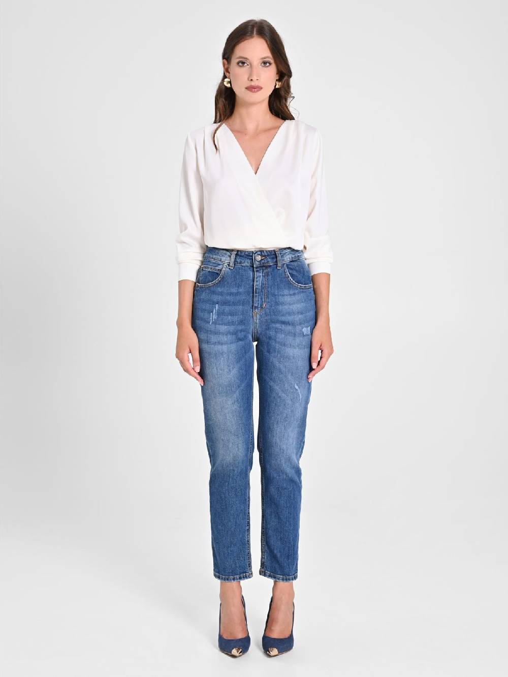 Rinascimento Jeans Straight Vendita Economica