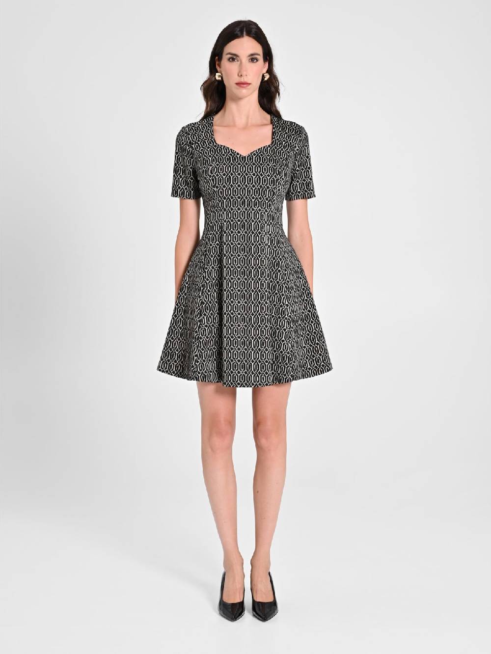 Rinascimento Abito a Ruota Jacquard Negozio online di fabbrica