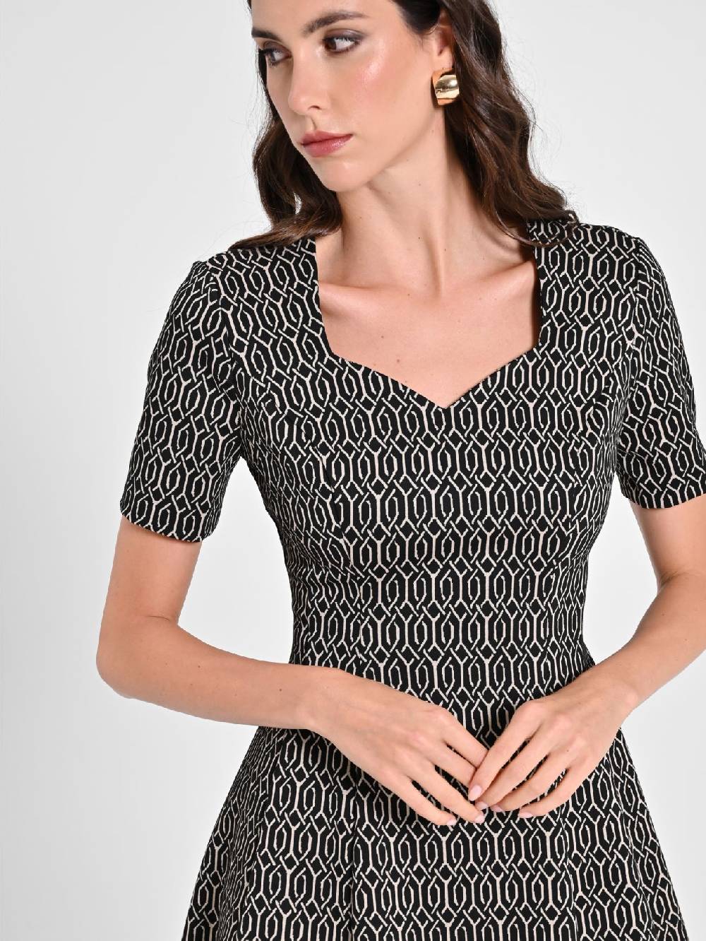 Rinascimento Abito a Ruota Jacquard Negozio online di fabbrica