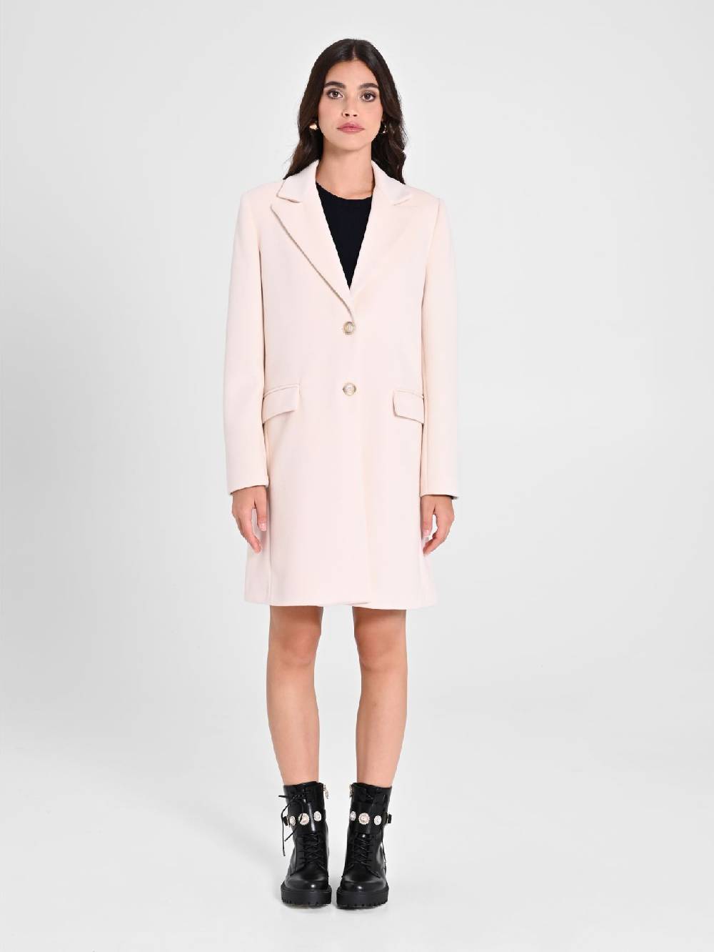 Rinascimento Cappotto Medio Beige Offerta esclusiva