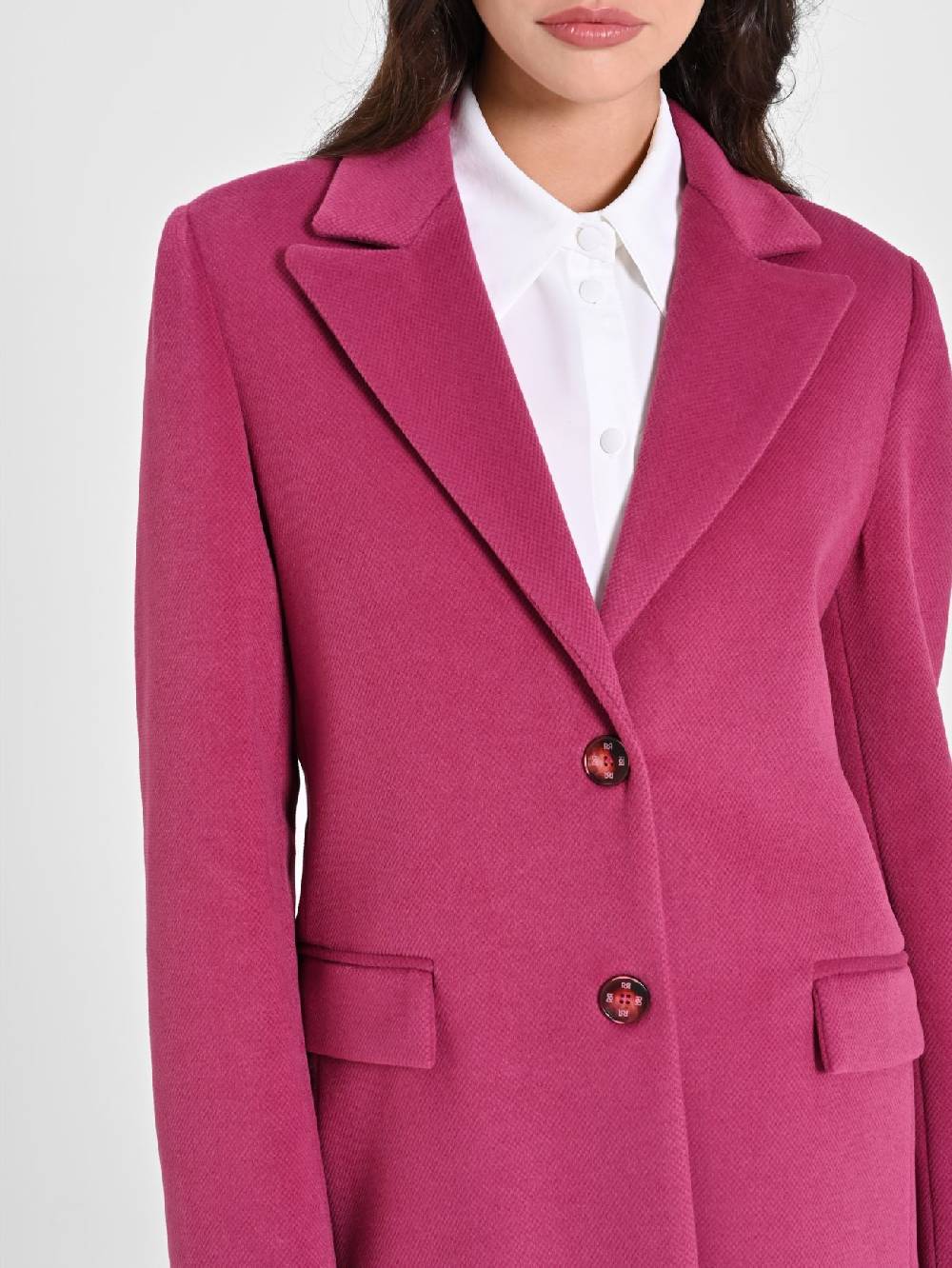 Rinascimento Cappotto Medio Bordeaux Vendite stagionali