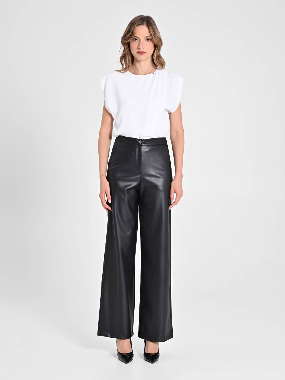 Rinascimento Pantaloni in simil pelle Offerta natalizia