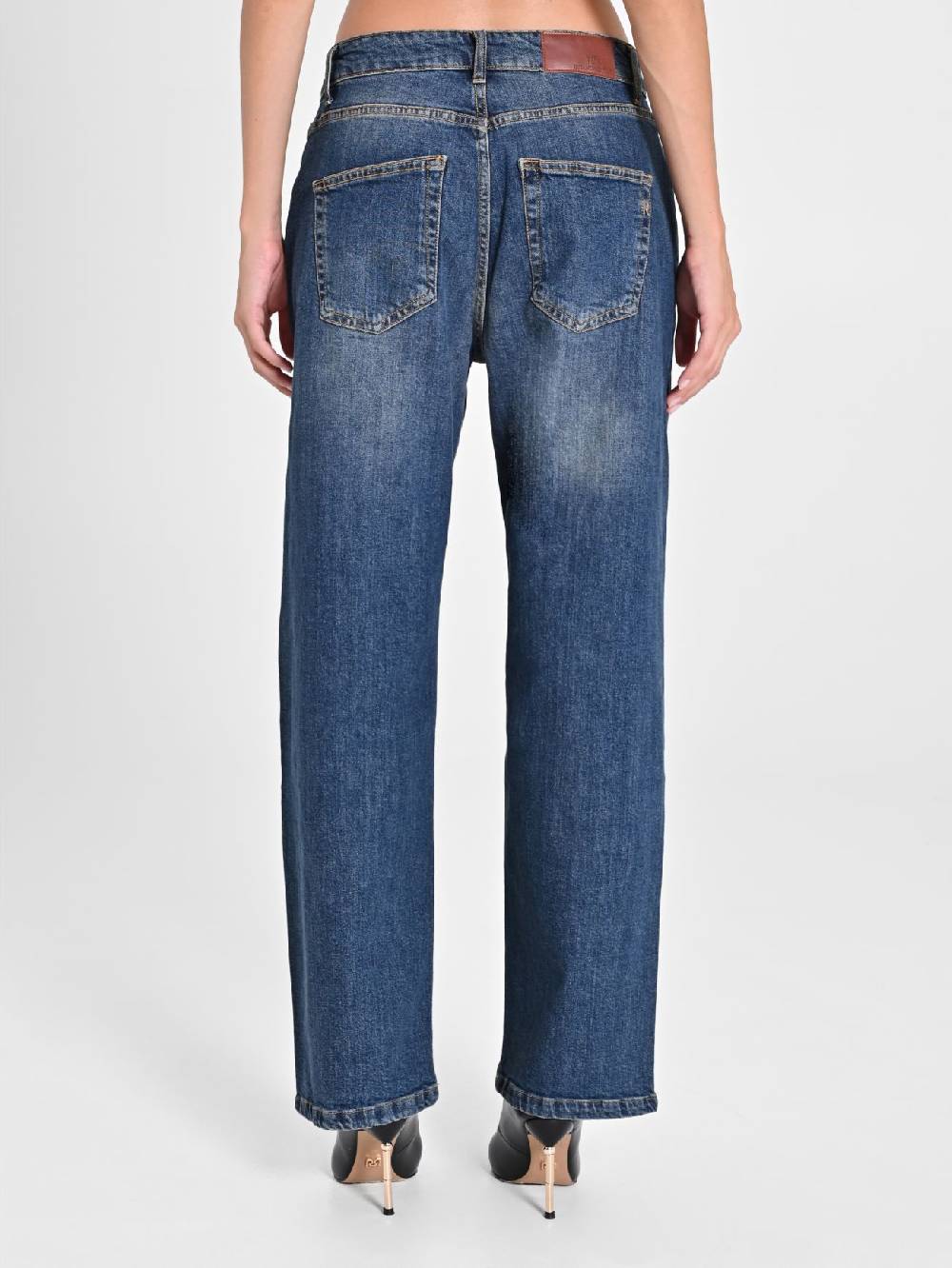 Rinascimento Jeans Gamba Ampia Vendita calda
