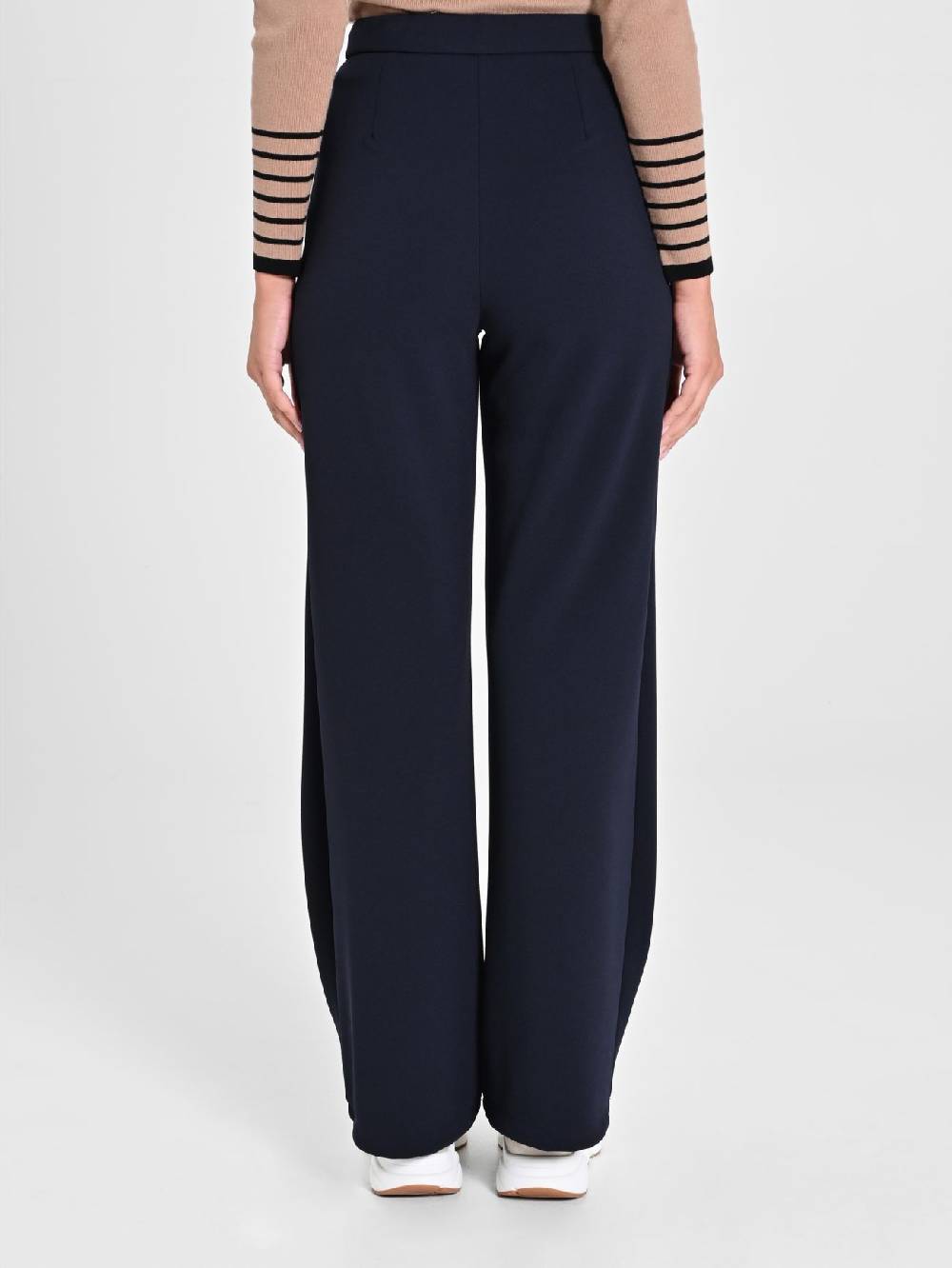 Rinascimento Pantaloni Cropped Blu Navy Online Outlet