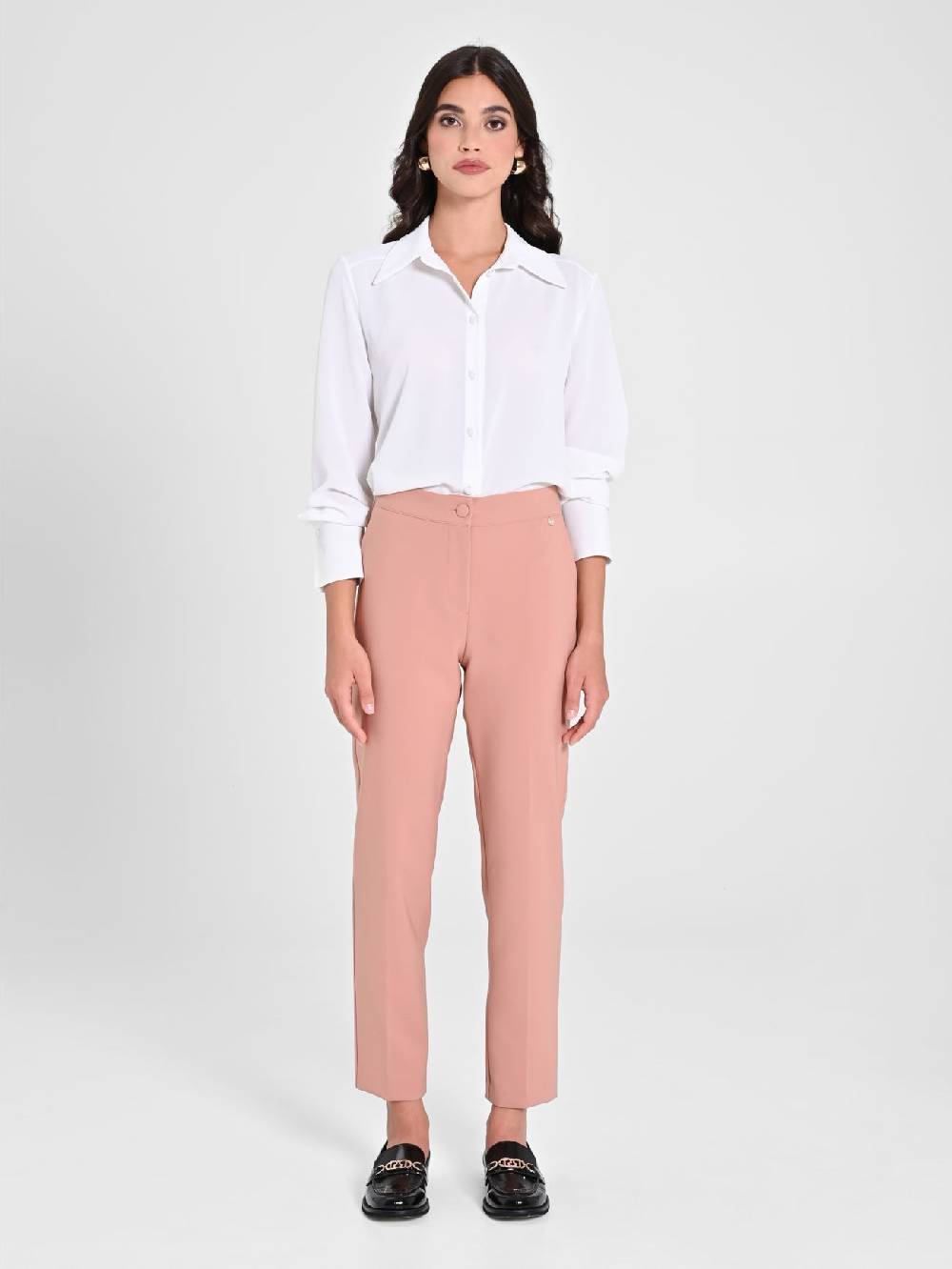 Rinascimento Pantaloni Straight Rosa Fino al 50% di sconto