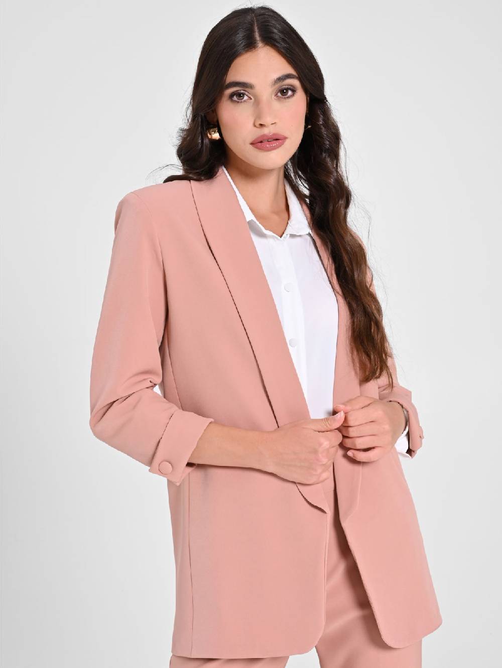 Rinascimento Giacca Aperta Rosa Offerta speciale della fabbrica