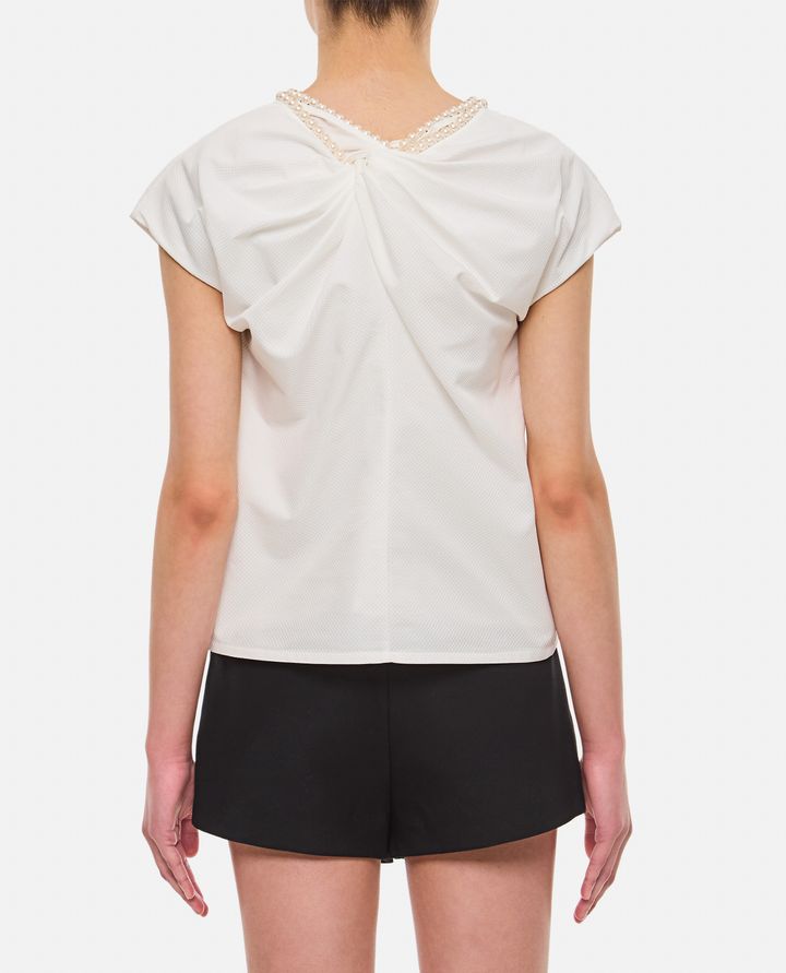 Biffi BLUSA SCOLLO PERLE Italy
