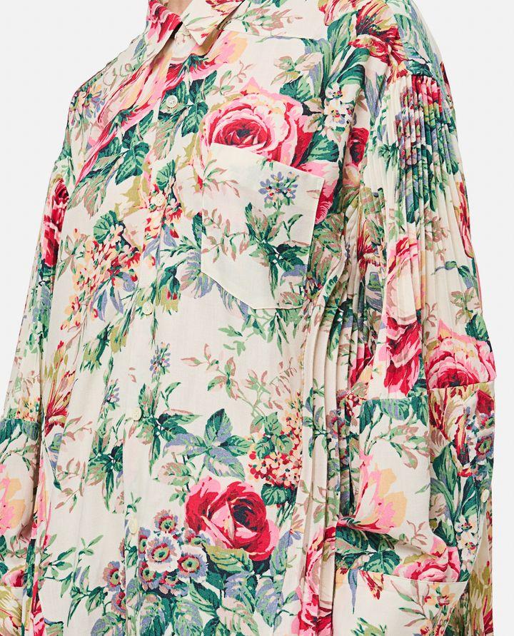 Biffi FLOWER PATTERN PRINTED SHIRT DRESS Saldi Di Fabbrica