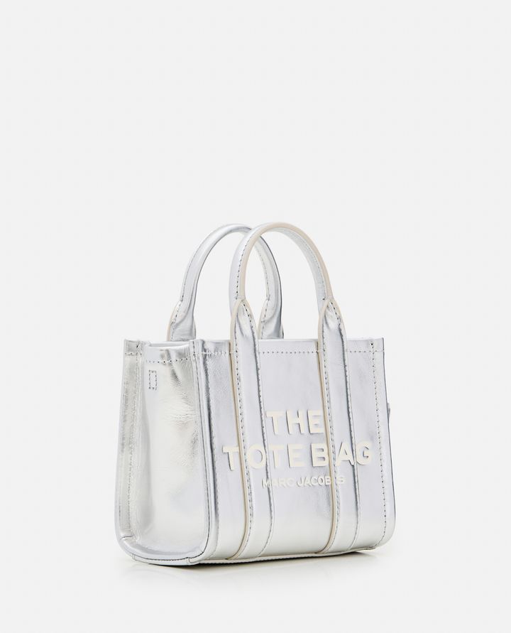 Biffi THE MINI TOTE METALLIC BAG IN PELLE Italia
