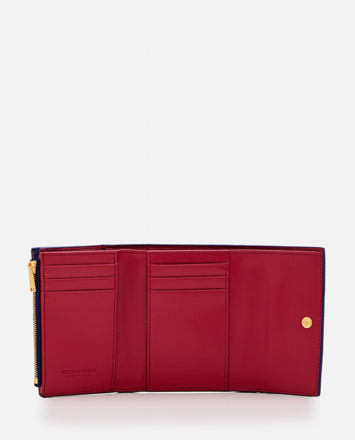 Biffi PORTAFOGLIO TRI-FOLD IN PELLE BICOLORE Sconto