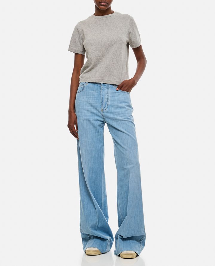 Biffi PANTALONI IN DENIM LEGGERI A GAMBA LARGA Acquista Ora