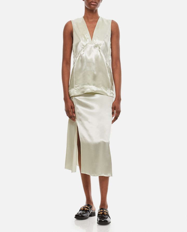 Biffi FLUID SATIN MIDI SKIRT Soddisfazione Garantita