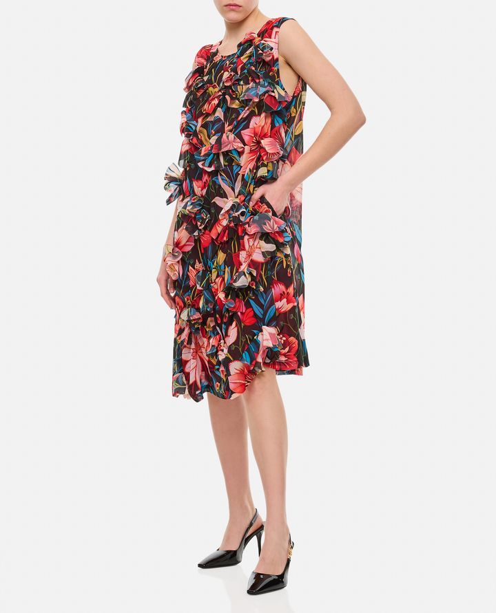 Biffi ABITO IN CHIFFON CON FANTASIA FLOREALE Prezzo Ridotto