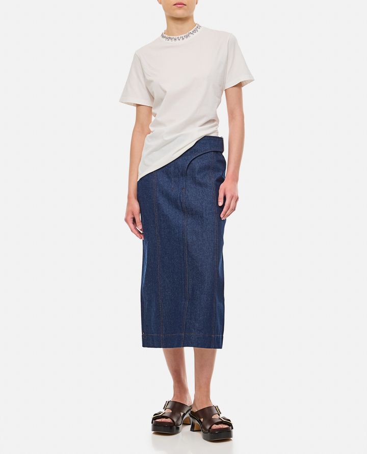 Biffi GONNA MIDI DENIM In Vendita