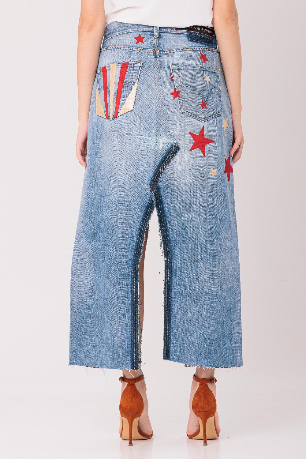 Rossano Perini MOD. LONG SKIRT ART. STARS Italy