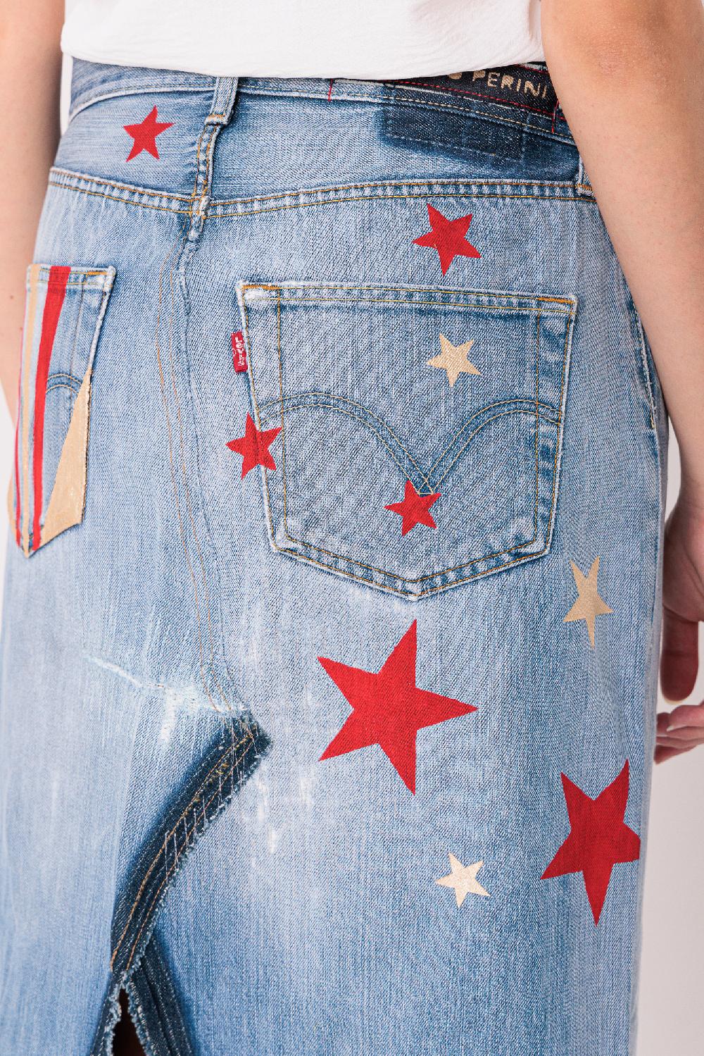Rossano Perini MOD. LONG SKIRT ART. STARS Italy