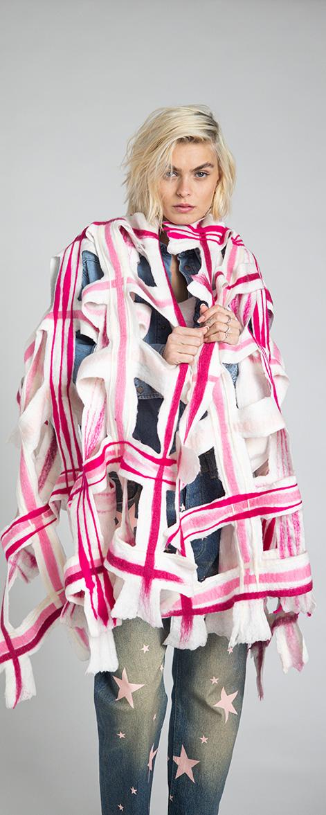 Rossano Perini SCARF WRAP 38FW24 PINK Hotsell