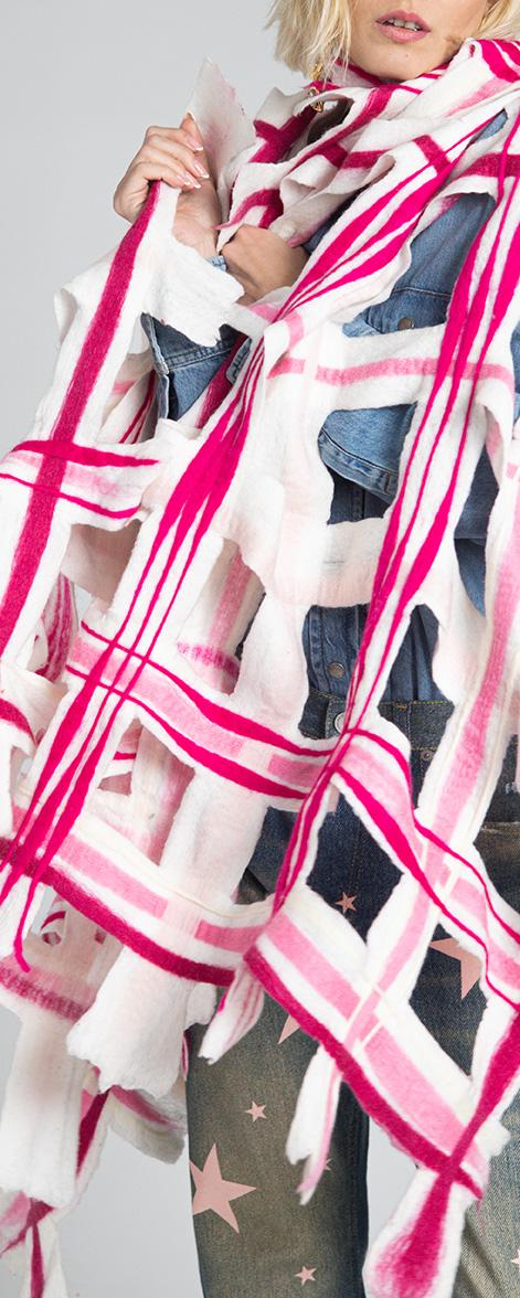 Rossano Perini SCARF WRAP 38FW24 PINK Hotsell