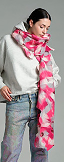Rossano Perini SCARF 37FW24 PINK Saldi Di Fabbrica