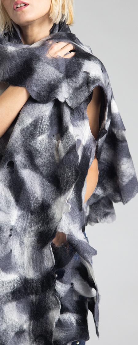 Rossano Perini SCARF 37FW24 GREY In Saldo