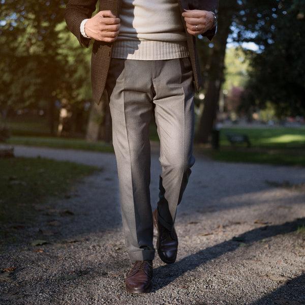Rota Winter Milano medium grey wool trousers Soddisfazione Garantita