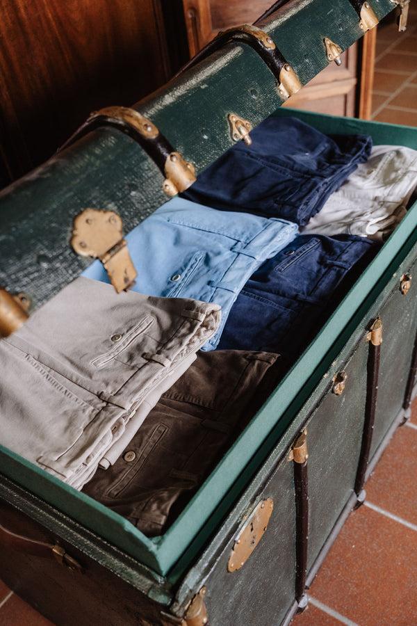 Rota Sport Winter Denim blue cotton elastan sport trousers Qualità Garantita