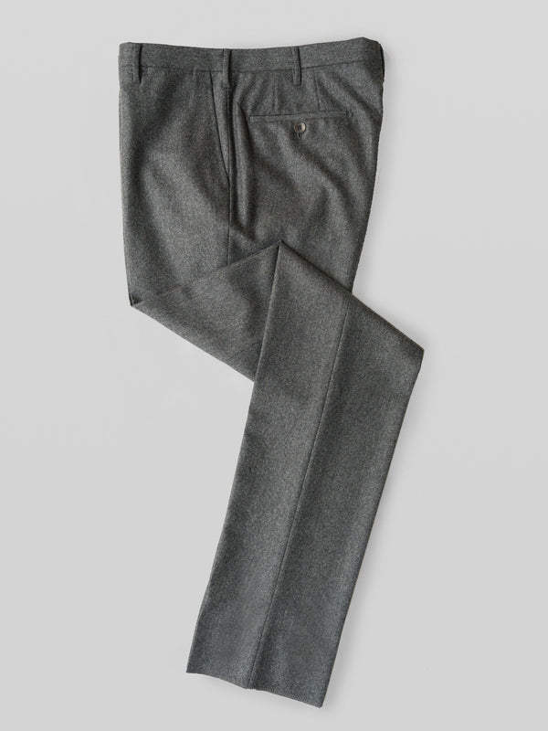 Rota Winter Medium grey flannel regular fit trousers Promozione Limitata
