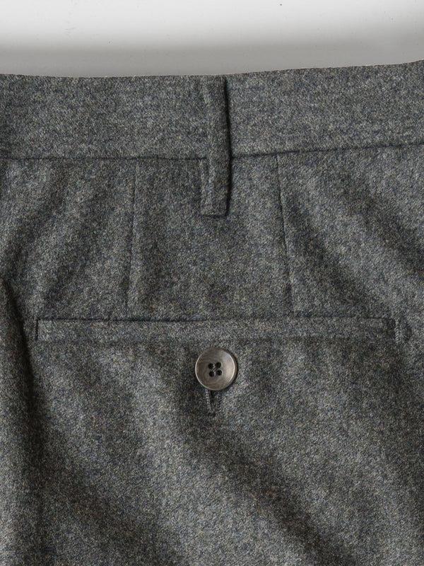 Rota Winter Medium grey flannel regular fit trousers Promozione Limitata