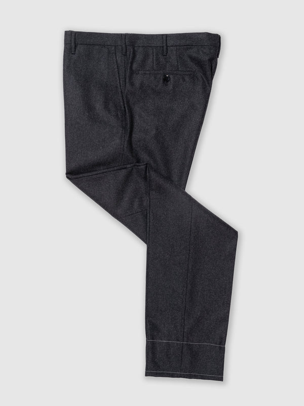 Rota Winter Dark grey flannel trousers Sottocosto